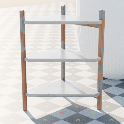 infinigen2.objects.triangle_shelf.triangle_shelf_rand seed 3