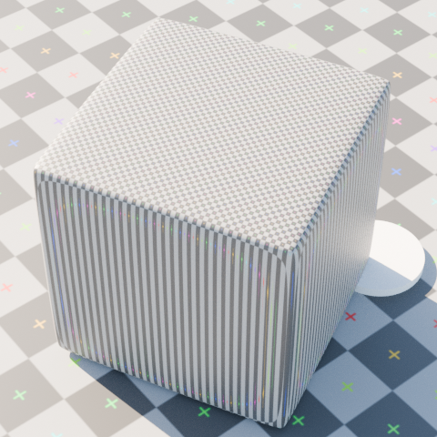 infinigen2.scenes.asset_demo.material_cube seed 0