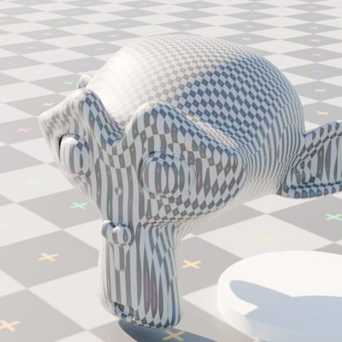 infinigen2.scenes.asset_demo.material_monkey seed 1