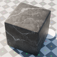 infinigen2.shaders.base_materials.marble.marble_black_preset seed 0