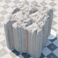 infinigen2.shaders.composites.bricks.brick_masonry_granite_preset seed 0