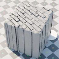 infinigen2.shaders.composites.bricks.bricks_paint_bumpy_preset seed 0